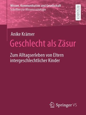 cover image of Geschlecht als Zäsur